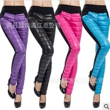 羽絨褲_流行元素/工藝:植絨_圖案:其他_羽絨褲促銷_低價批發 